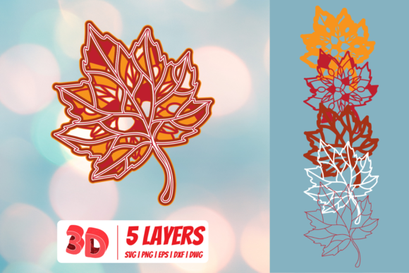 3D Autumn Leaf: A Versatile Digital Asset for Creative Projects