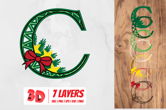 3D Christmas Letter C: A Festive Design Element with Unexpected Practical Uses