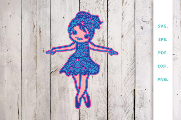 3D Cute Ballerina out of Mandala V6: A New Benchmark in Expressive Generative Art for Creative Professionals