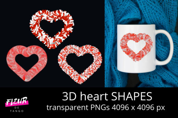 3D Heart Shapes Cliparts Vol.25: A Strategic Visual Asset for Purpose-Driven Communication