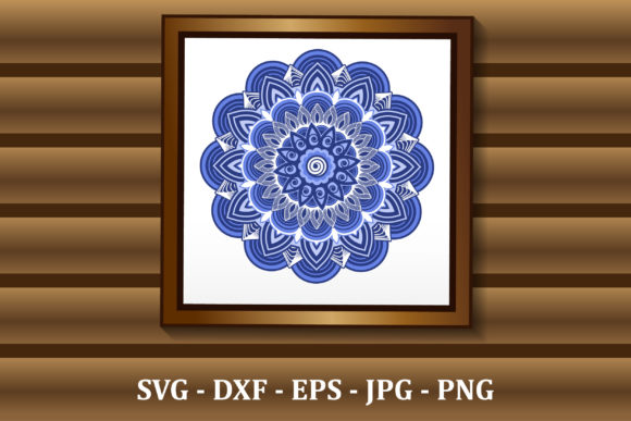 3D Layered Mandala for CNC Cut: Where Precision Meets Sacred Geometry