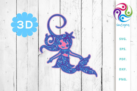 3D Multilayer Mermaid Cut File 2: A Practical Evaluation for Crafters and Designers