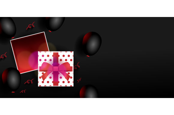 3D Shiny Open White Gift Boxing Day