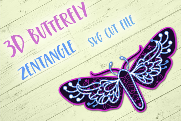 3D Zentangle Dragonfly 3D Papercut: A Focused Creative Anchor in Busy Workflows