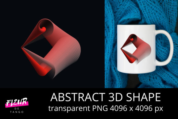 Abstract 3D Shape Clipart Vol. 34: A Versatile Visual Resource for Modern Design and Communication