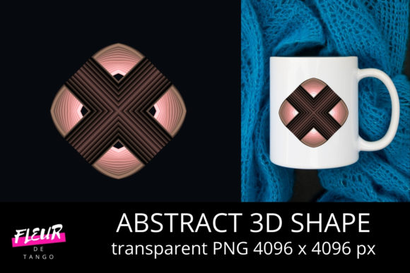 Abstract 3D Shape Clipart Vol. 51