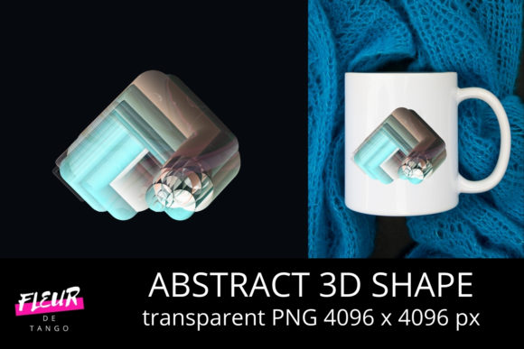 Abstract 3D Shape V.17: Modern Visual Clarity