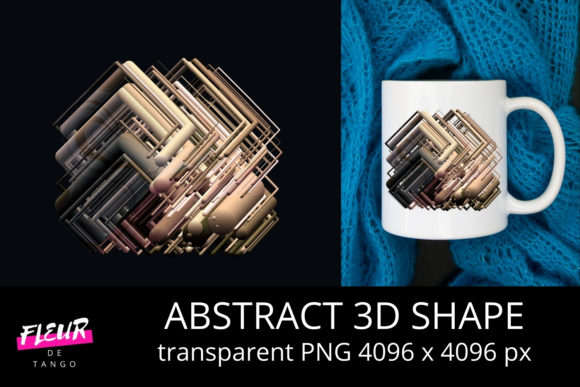 Abstract 3D Shape V.6: A Strategic Design Asset for Intentional Visual Communication