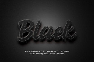 Black Bold 3D Text Effect Mockup: A Strategic Asset for Visual Clarity and Impact