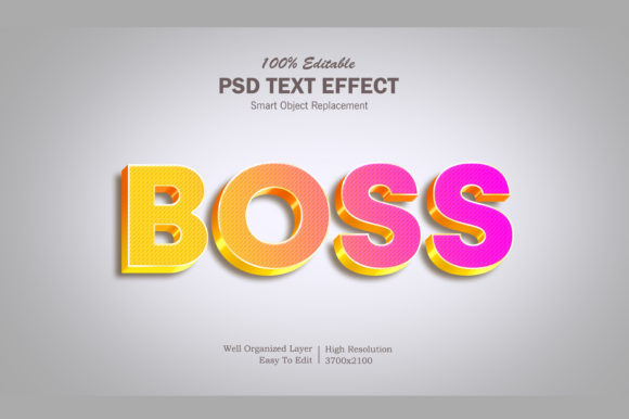 Boss 3 3D Text Effect: Bring Depth, Dimension, and Impact to Your Visuals