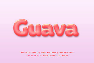 Bring Your Text to Life with the Guava Liquid 3D Text Effect Mockup