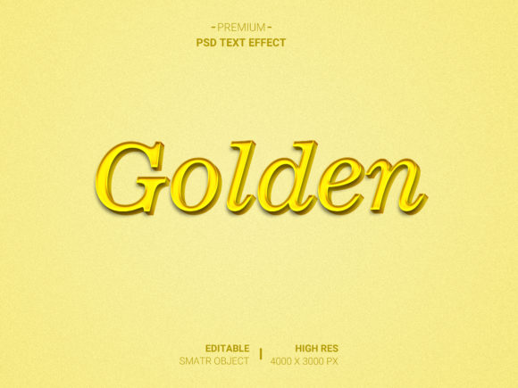 Golden 3D Text Effect: Where Visual Impact Meets Digital Craftsmanship
