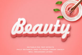 Pink Beauty 3D Text Effect Mockup: Where Aesthetic Precision Meets Modern Brand Expression