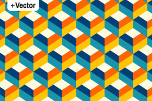 Retro 3D Choco Drops Pattern Teal: A Playful, Nostalgic Design Resource