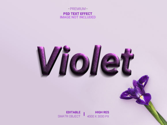 Violet 3D Text Effect: Depth, Clarity, and Creative Impact